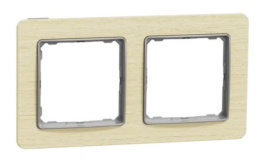 Двойная рамка Schneider Electric Sedna Elements береза SDD380802