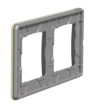 Двойная рамка Schneider Electric Sedna Elements береза SDD380802 - фото №4