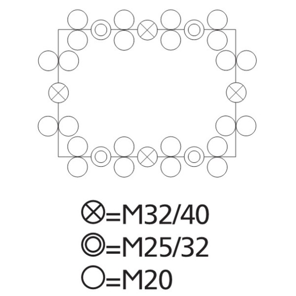 Коробка распаечная Spelsberg PS 2518-9-o (sp11040801) IP66 с гладкими стенками - фото №6