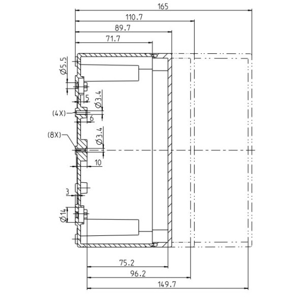 Коробка распаечная Spelsberg PS 2518-9-o (sp11040801) IP66 с гладкими стенками - фото №9
