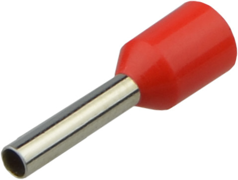 Наконечник Аско-Укрем НТ 1,5-12 изолированный красный 100шт (A0060010023)