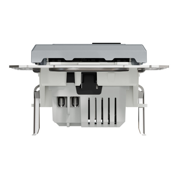 USB розетка Schneider Electric Asfora EPH2700362 USB/Type-C 2,4А сталь - фото №4