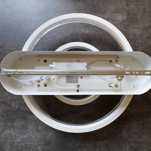 Світильник LED smart KENZO-R+пульт 85W 3000-5000K IP20 круг білий Violux ( 220655 ) - фото №4