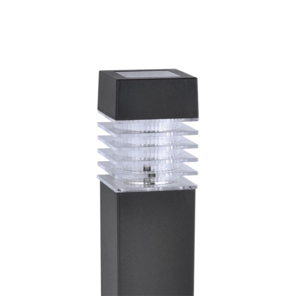 Вуличний світильник на сонячній батареї Goldlux 315588 Martin LED 4000K IP44 чорний - фото №2