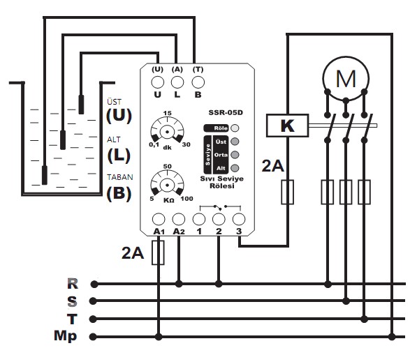 Реле контроля уровня жидкости Tense SSR-05D - фото №2