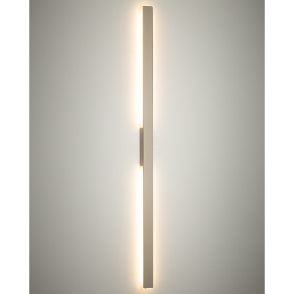 Светильник настенный уличный Nowodvorski 11560 Demi LED L 1x24W 3000K 1500Lm IP54 песочный - фото №1