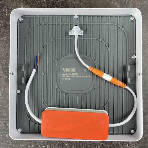 Светильник LED Violux ДББ RODOS квадрат 18W 5000K IP20 ( 330121 ) - фото №3