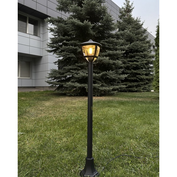 Вуличний світильник Nowodvorski 10497 Amelia E27 1x10W IP44 чорний - фото №4