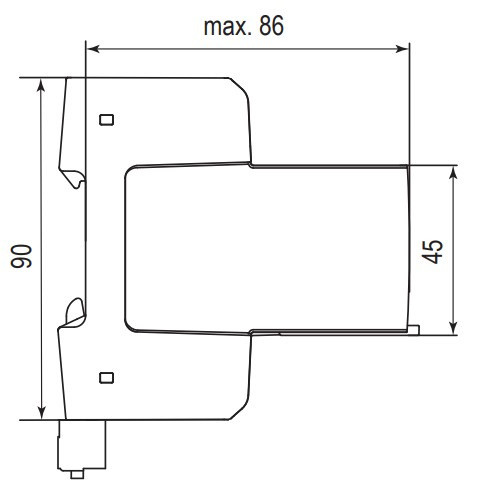 Обмежувач перенапруги ETI 002440560 ETITEC SM T12 300/25 (3+0 6p TNC) - фото №3