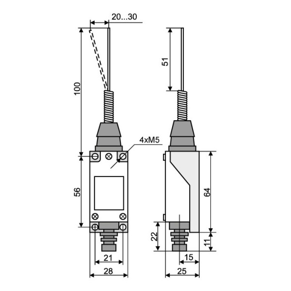 Конечный выключатель МЕ 8169 - фото №2