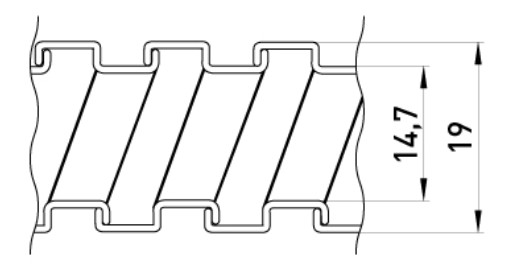 Металлорукав - Ø15 мм оцинкованный, сухой (100м) - фото №1