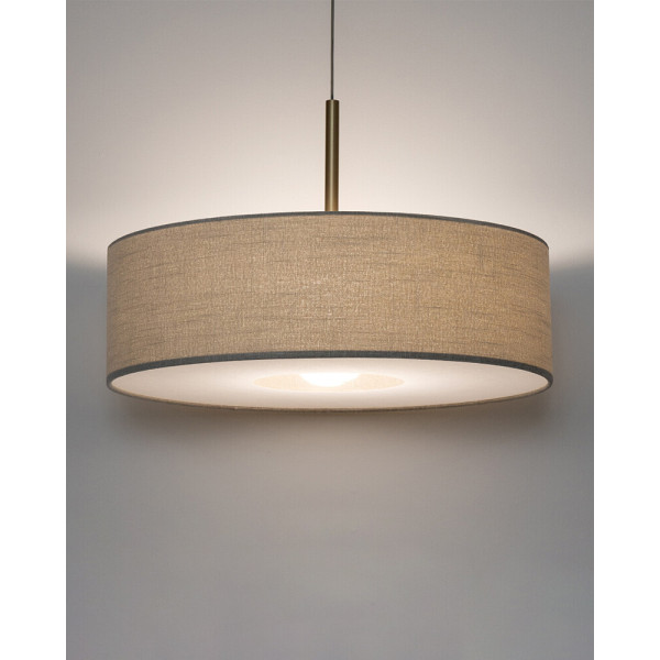 Подвесной светильник, люстра Nowodvorski 11653 Santana L E27 1x25W IP20 бежевый - фото №1