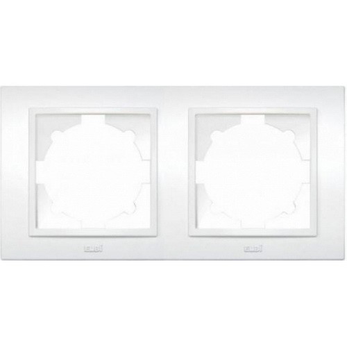 Рамка ELBI ZENA белая 2-я (500-010200-226)