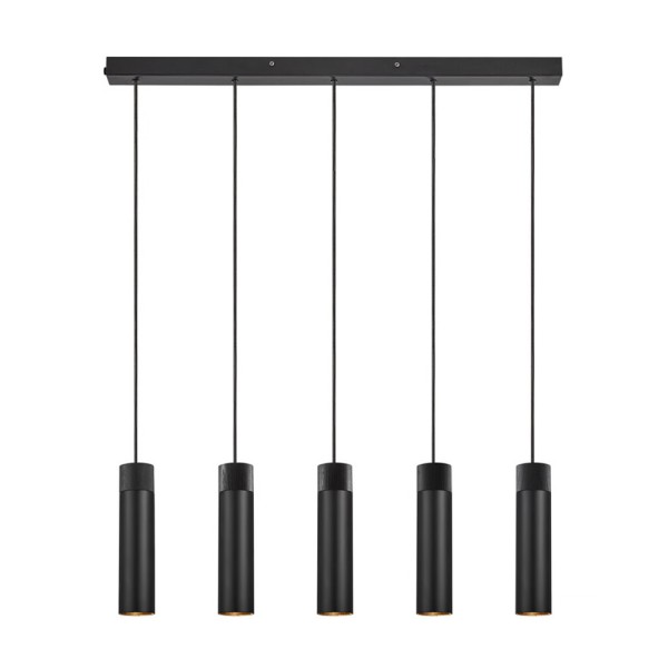 Подвесной светильник, люстра Nordlux 2410483003 Tilo GU10 5x15W IP20 черный