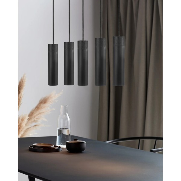 Подвесной светильник, люстра Nordlux 2410483003 Tilo GU10 5x15W IP20 черный - фото №1