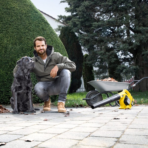Воздуходувка Karcher 1.445-150.0 Leaf Blower LBL 4 36В solo - фото №5