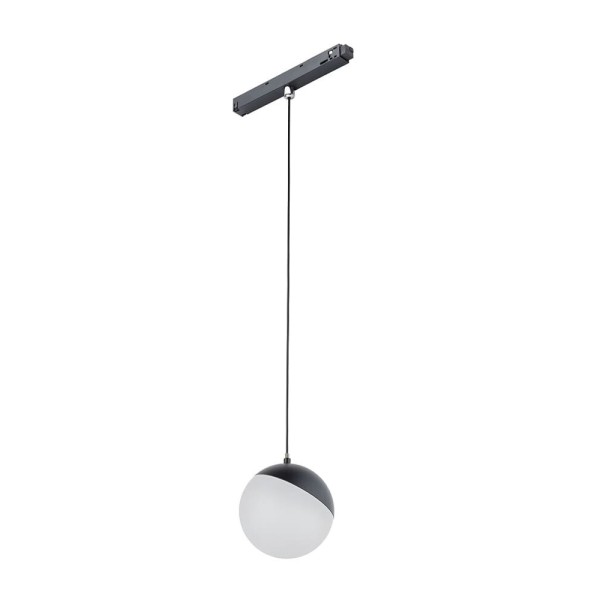 Магнітний трековий світильник Nowodvorski 10153 LVM Lid LED 1x8W 3000K 650Lm IP20 чорний