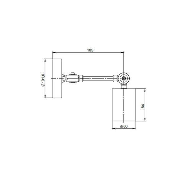 Бра, настінний світильник Pikart 26252-4 Simple GU10 1x60W IP20 - фото №2