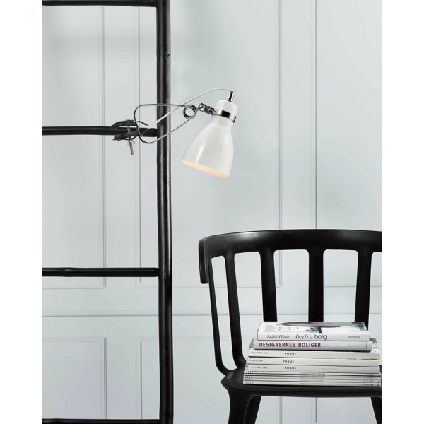 Настільна лампа Nordlux 73072001 Cyclone E14 1x15W IP20 біла - фото №1