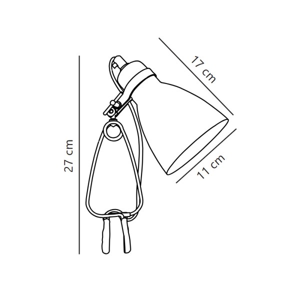Настільна лампа Nordlux 73072001 Cyclone E14 1x15W IP20 біла - фото №2