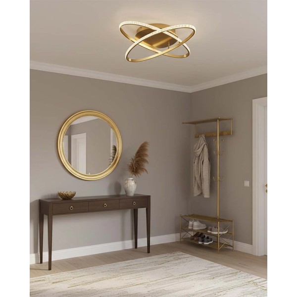 Люстра Goldlux 337856 Diana LED 1x34W 4000K 4500Lm IP20 золота - фото №2