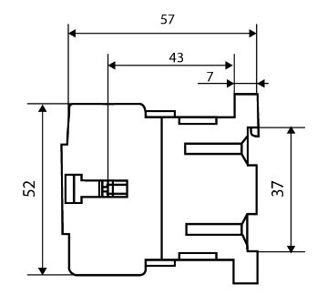 Мініконтактор Аско-Укрем ПМ 0-12-10 D7 42В LC1-K1210 (A0040010149) - фото №6