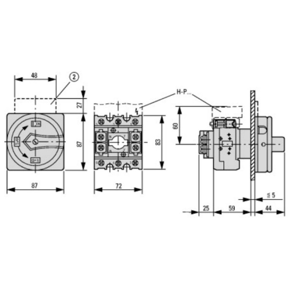 Переключатель Eaton Moeller 74320 P3-100/EA/SVB - фото №4