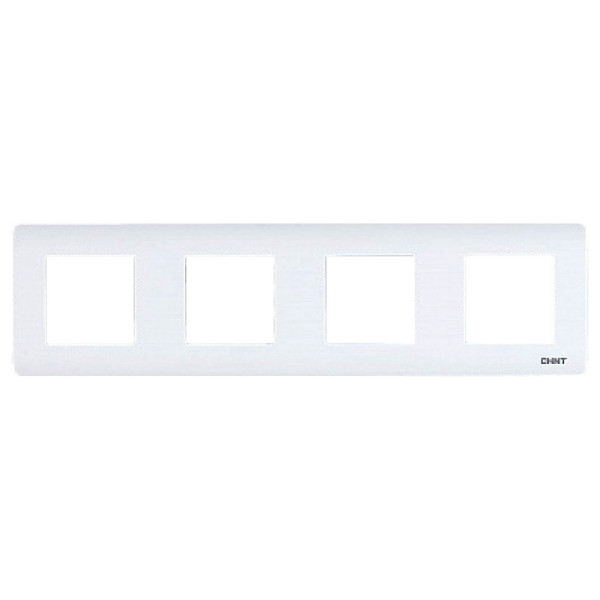 Рамка 4-местная Chint NEW3 белая (715406)