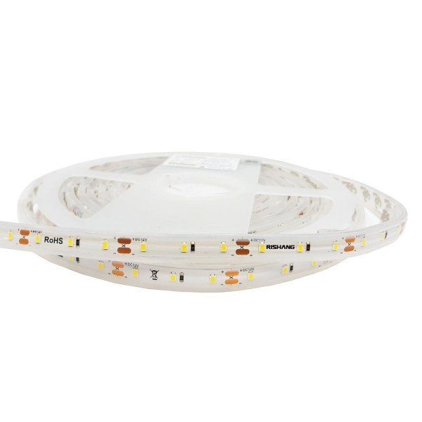 LED лента RISHANG 60-2835-24V-IP67 5.5W 400Lm 4000K 5м (RN3060TC-B-NW)