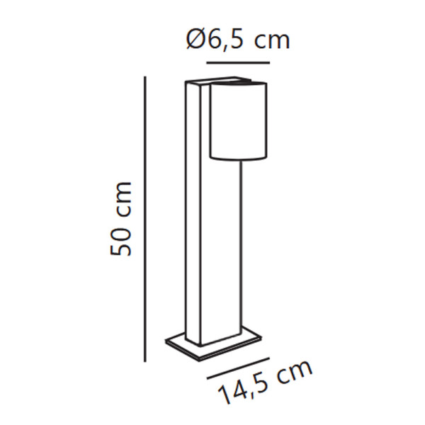 Вуличний світильник Nordlux 2518158003 Tin GU10 1x35 IP44 чорний - фото №4