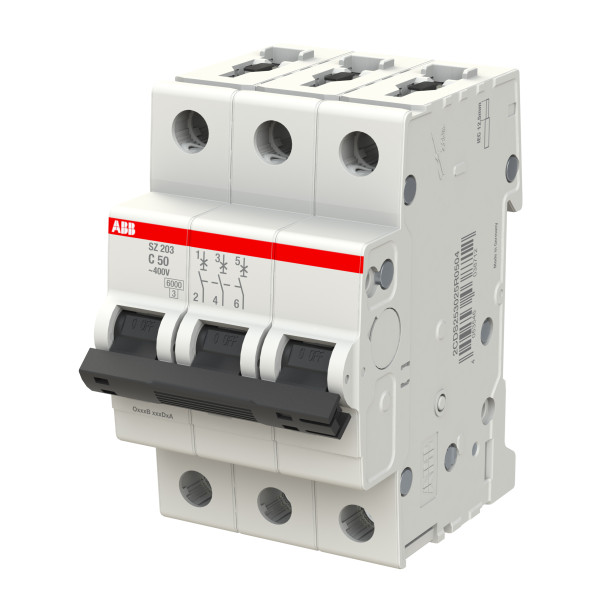 Автоматический выключатель ABB SZ203-C50 6кА 50А C