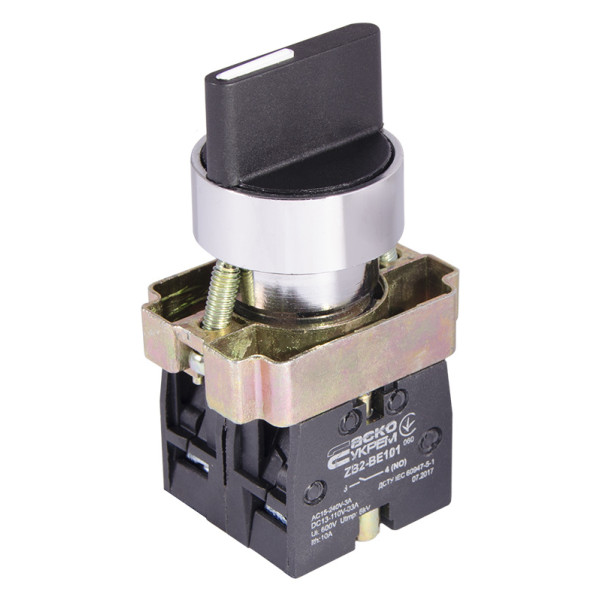 Перемикач Аско-Укрем XB2-BD33 (I-0-II) (A0140010005) - фото №1