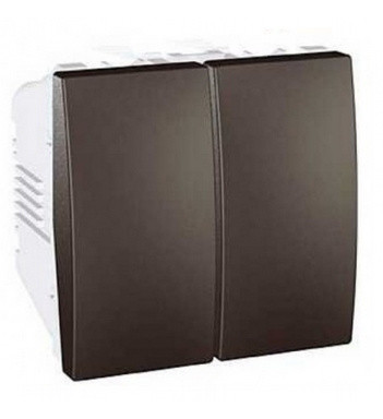 Вимикач 2-клавішний (СХ.5) графіт Schneider Electric