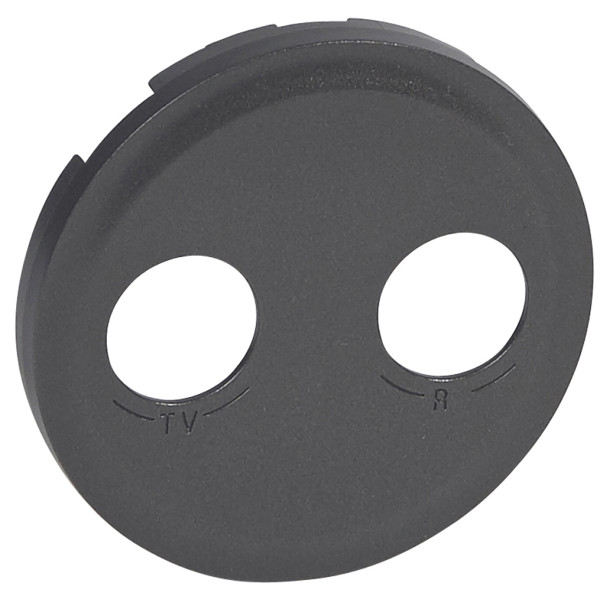 Накладка TV-FM розетки Legrand Celiane (067983) (графит)