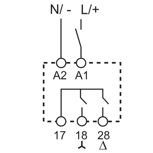 Реле часу Finder 2NO 6A 24-240В AC/DC (808202400000) - фото №1