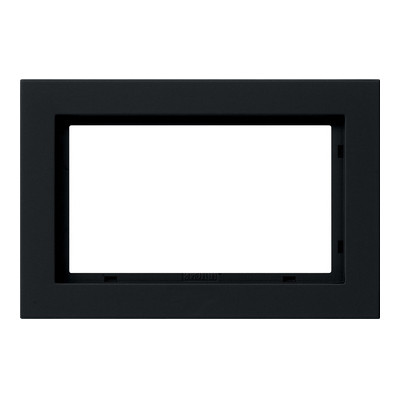 Рамка 1,5-местная Gira E2 черная матовая (100109)