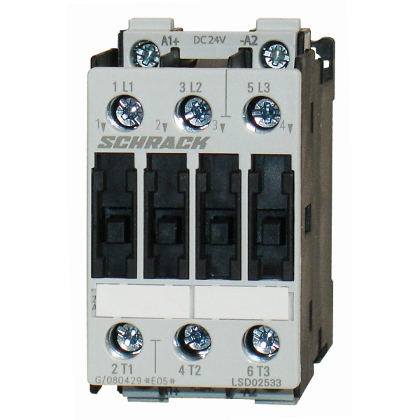 Контактор Schrack LSD02533 230В AC 11кВт 25А 3P розмір 0