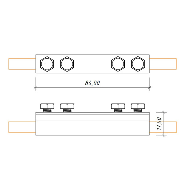 Трубчастий з'єднувач Leo Lightman Ø06-10мм StZn (209011) - фото №3
