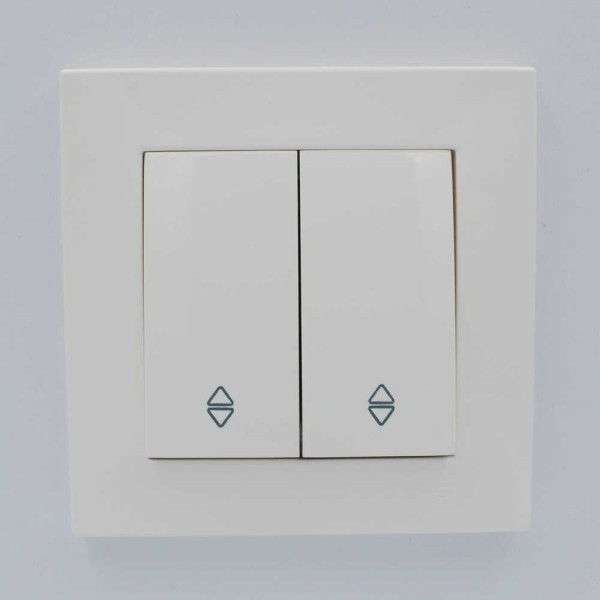 Выключатель ELBI ZENA белый 2кл проходний без рамки ( 609-010200-211 ) - фото №3