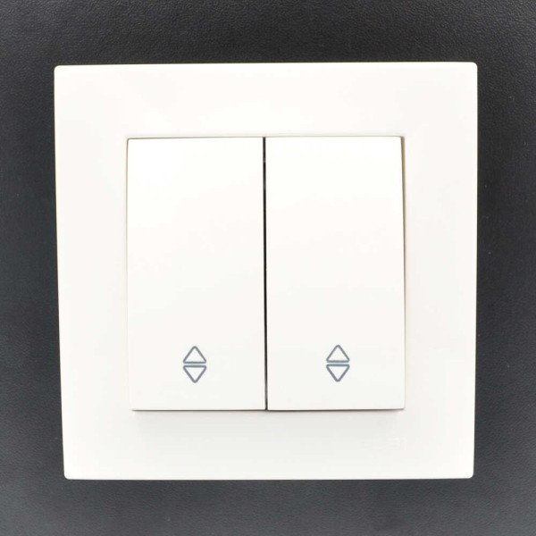 Выключатель ELBI ZENA белый 2кл проходний без рамки ( 609-010200-211 ) - фото №8