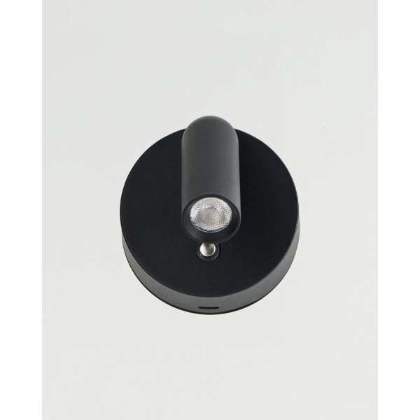 Бра, настінний світильник Azzardo AZ5630 Como LED 1x3W 3000K 198Lm IP20 чорний - фото №2