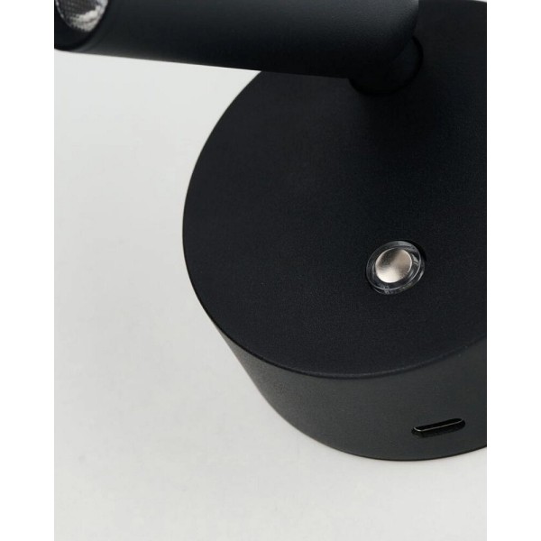 Бра, настінний світильник Azzardo AZ5630 Como LED 1x3W 3000K 198Lm IP20 чорний - фото №4