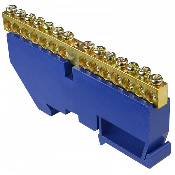 Нульова шина Аско-Укрем ВС-4А на 14 отворів (A0150120052) - фото №1