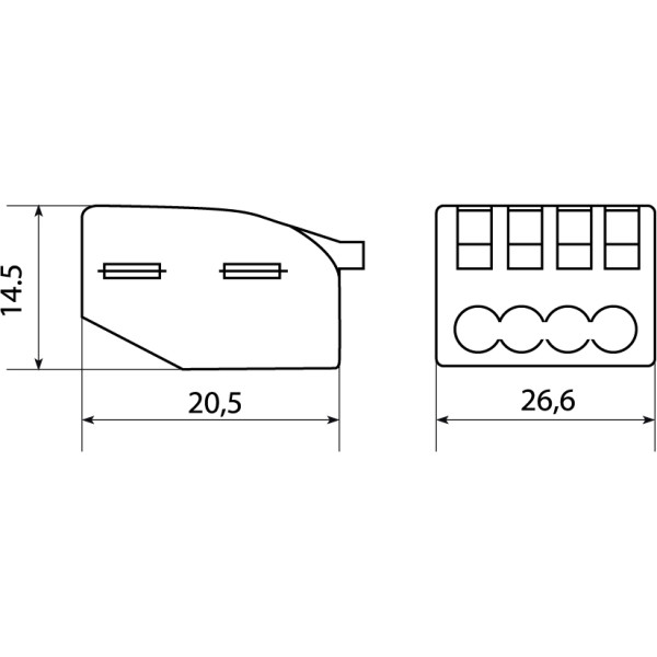 Клемма Аско-Укрем АСС-105 (A0130010055) - фото №3