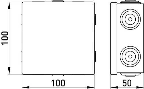 Разделительная коробка E.Next e.db.pro.100.100.50u (p016103) - фото №4