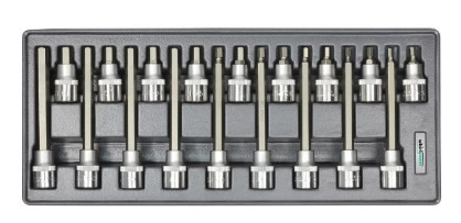 Набор головок со вставкой Whirlpower AN-SK56 (23303) Н5-Н19 Hex 1/2" (18шт в ложементе)