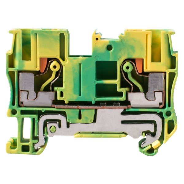 Наборная клеммная колодка заземления E.Next e.tc.z.din.spring.6 на DIN-рейке (s070015) - фото №2