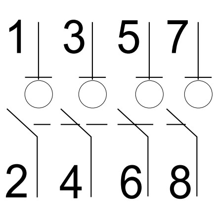 Вимикач навантаження NOARK Ex9I40 4P 25A (102303) - фото №2