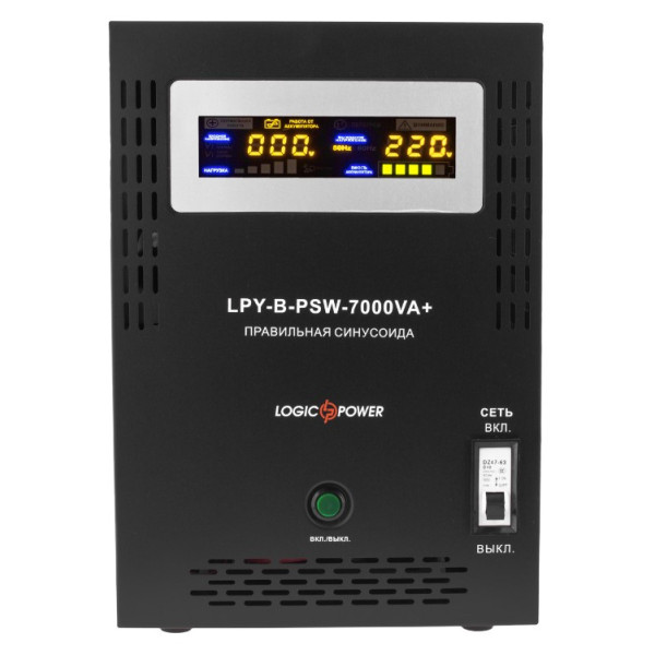 ДБЖ LogicPower LPY B PSW 7000VA 5000Вт - фото №5