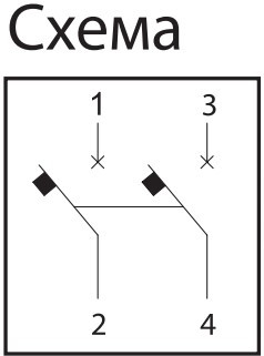 Двухполюсный автомат SEZ 62 D 20А 2P (PR62D20А) - фото №1